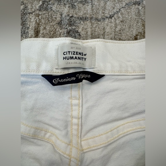 Citizens Of Humanity Cream Denim - Picture 4 of 10